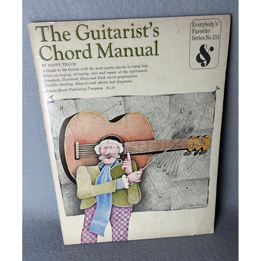 The Guitarists Chord Manual By Happy Train 1967 Instructional